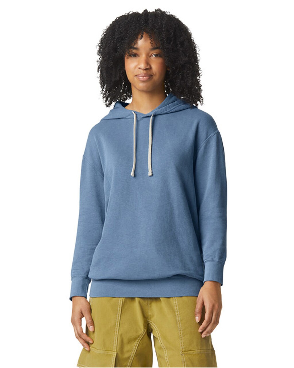 Comfort Colors® Unisex Garment-Dyed Lightweight Fleece Hooded Sweatshirt